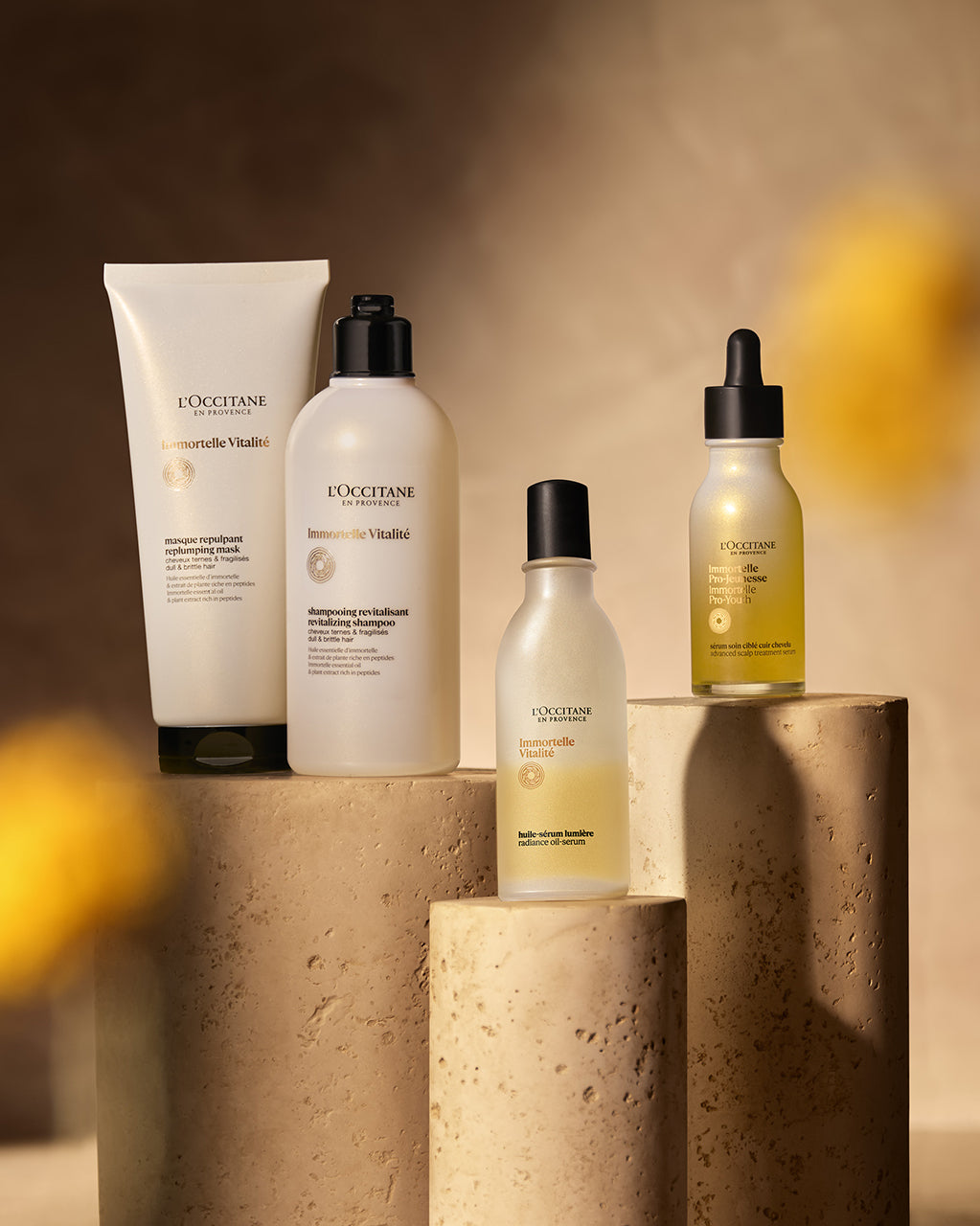 Масло-сыворотка Immortelle Vitalité для сияния волос