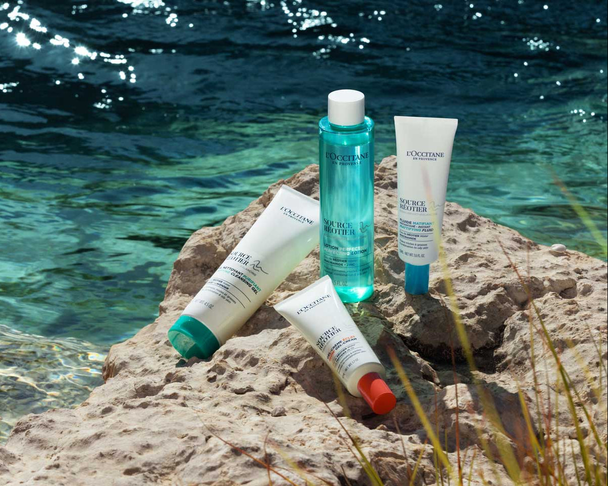 Коллекция Сорс Реотье с гиалуроновой кислотой L'Occitane